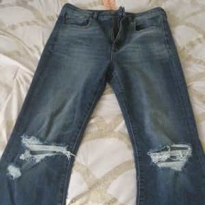 Highest rise flare jeans